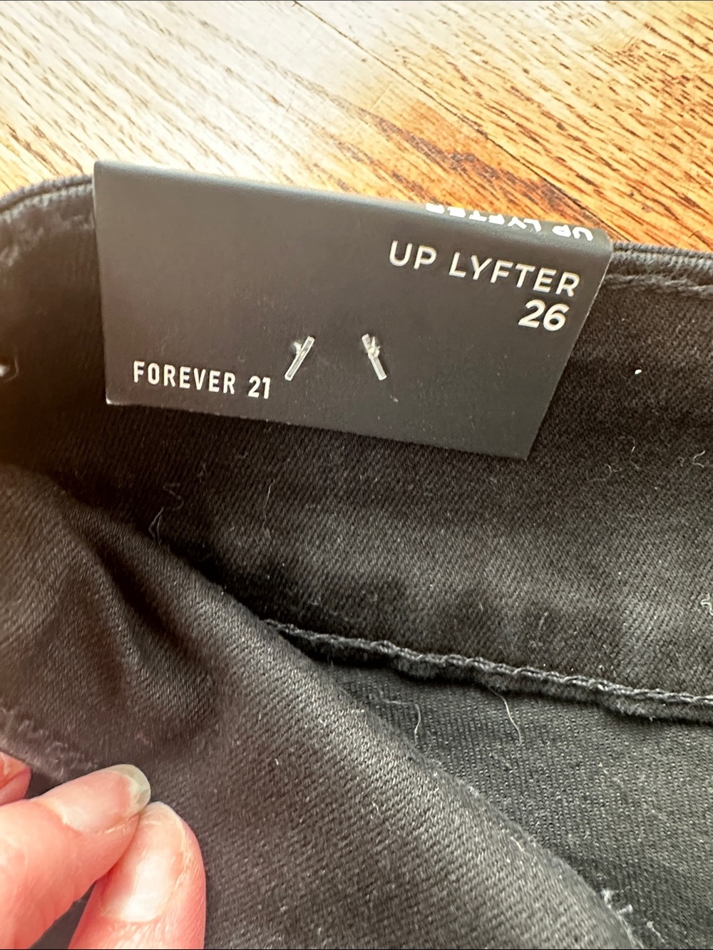 Forever 21 Black up lift High-Rise Jean Shorts - Picture 6 of 10